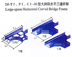 dj-tI、pI、cI-03型大跨距水平三通橋架